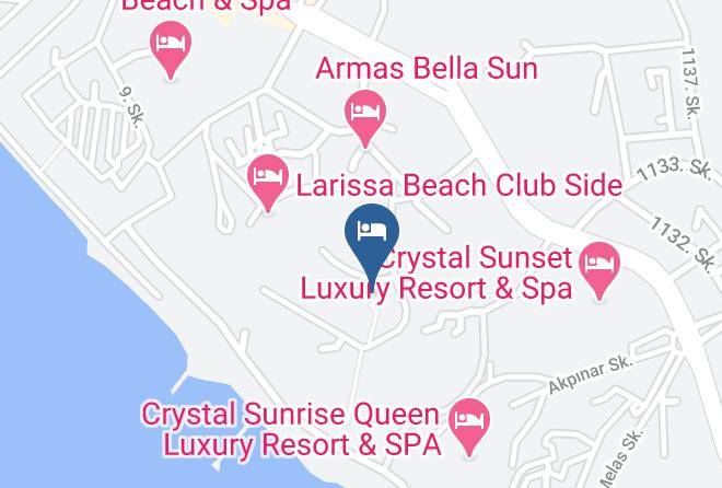 Manavgat - Side Valentine Hotel Adults Only Maps