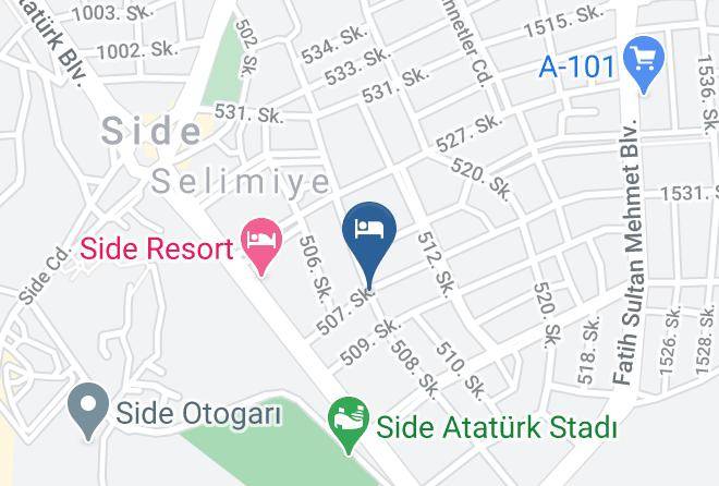 Manavgat - Side World Star Hotel Maps