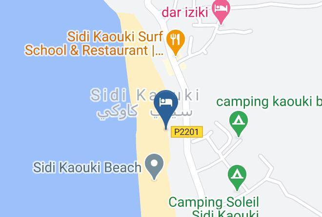 Marrakesh Tensift El Haouz - Sidi Kaouki Al Vent Maps