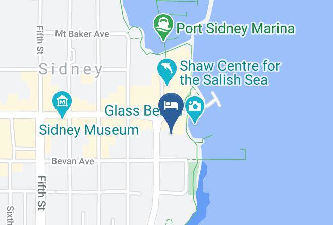 Capital - Sidney Waterfront Inn & Suites Maps