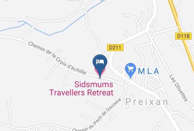 Aude - Sidsmums Travellers Retreat Maps