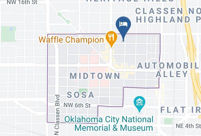Oklahoma - Sieber Motor Hotel Maps