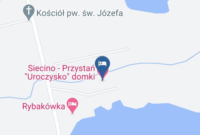 Drawski - Siecino Przystan Uroczysko Domki Maps