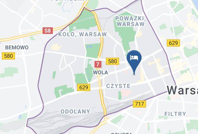 Warsaw - Siedmiogrodzka Most Handy Location Maps