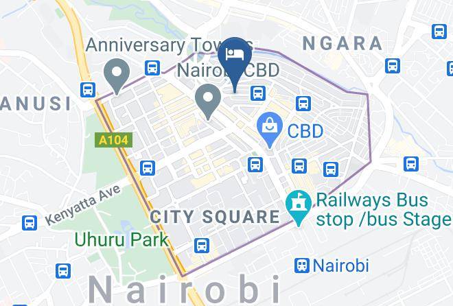 Nairobi - Siefan Hotel Restaurant And Accomodation Maps