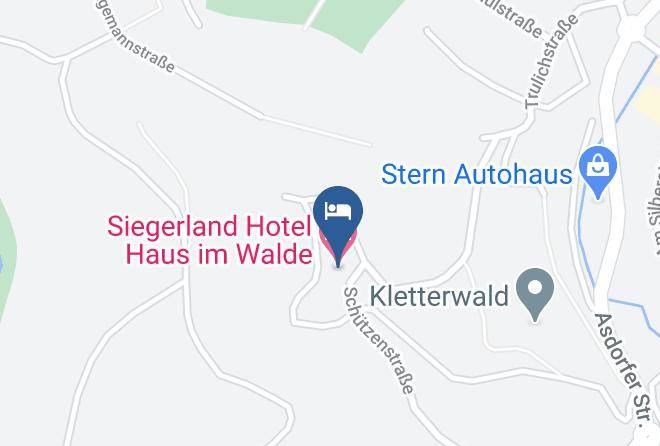 Siegerland Hotel Haus Im Walde Map