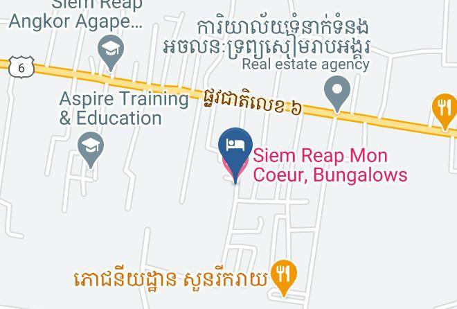 Prasat Bakong - Siem Reap Mon Coeur Bungalows Maps