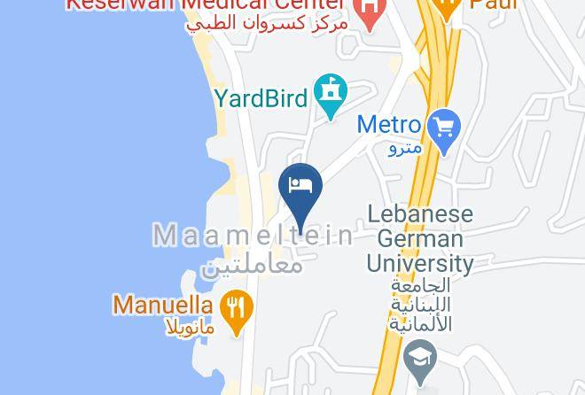 Kesrwan - Siena Hotel Maps