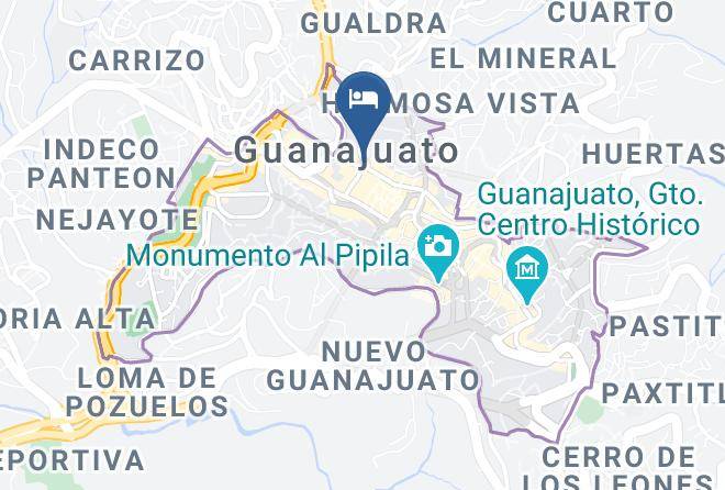 Guanajuato City Centre - Sierra Canada Maps