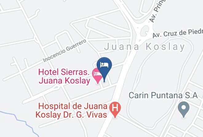 La Capital San Luis - Sierras Hotel Potrero De Los Funes Maps