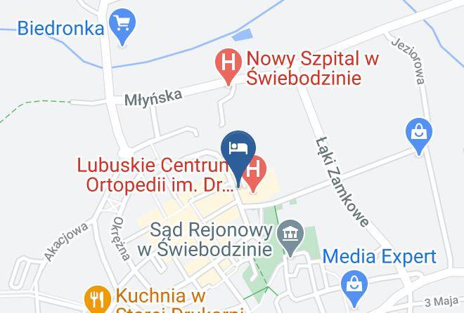 Swiebodzinski - Siesta Boutique Hotel Maps