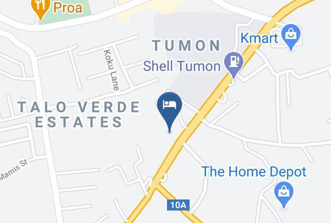 Tamuning - Siesta Cafe Maps