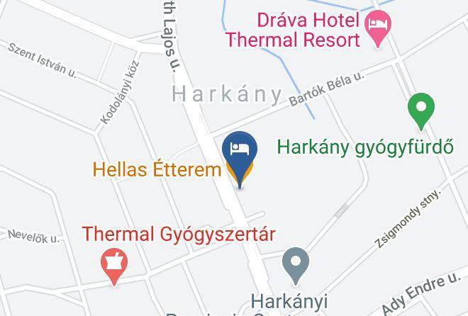 Harkany - Siesta Club Hotel Maps