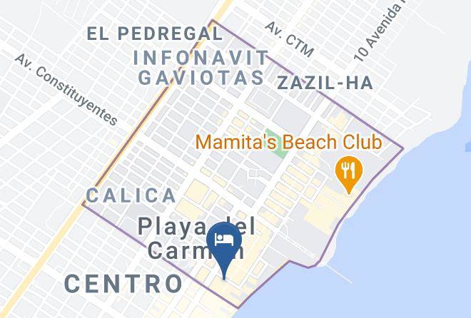 Solidaridad - Siesta Fiesta Hotel Playa Del Carmen Maps