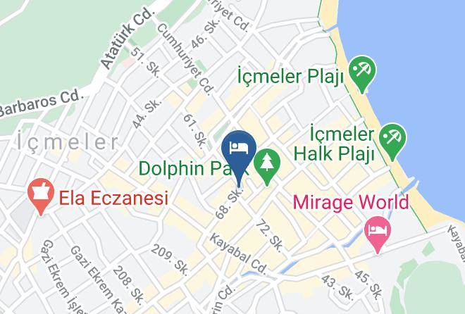 Marmaris - Siesta Hotel Maps