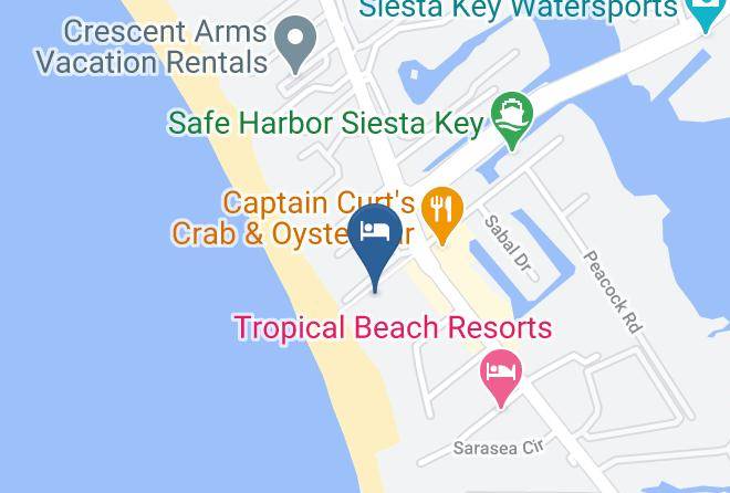 Siesta Key Map