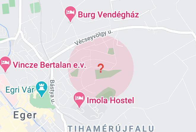 Eger - Siesta Vendeghaz Maps