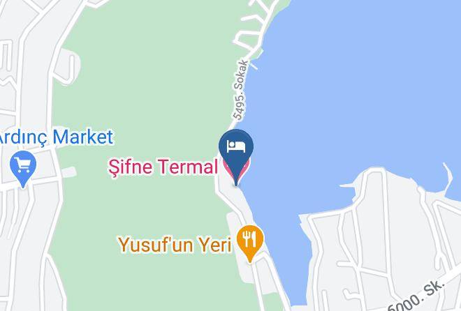 Cesme - Sifne Termal Hotel Maps