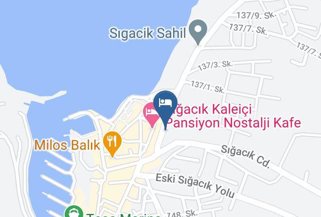 Seferihisar - Sigacik Olive Hotel Maps