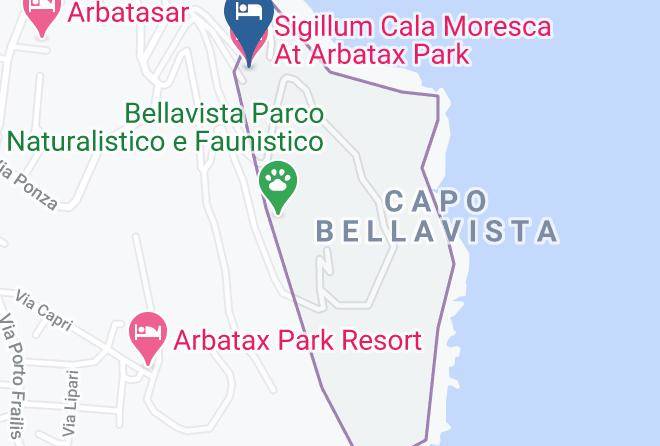 Nuoro - Sigillum Cala Moresca At Arbatax Park Maps