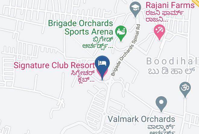 Devanahalli Sub District - Signature Club Resort Maps