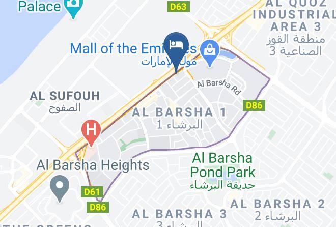 Dubai - Signature Hotel Al Barsha 1 Maps