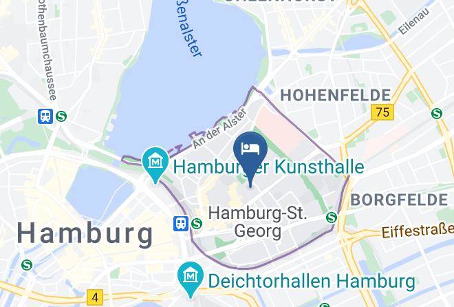 Stadt Hamburg - Signature Hotel Astoria Maps