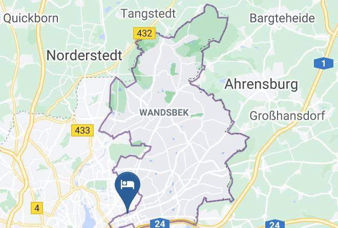 Stadt Hamburg - Hotel Marco Polo Hamburg Maps