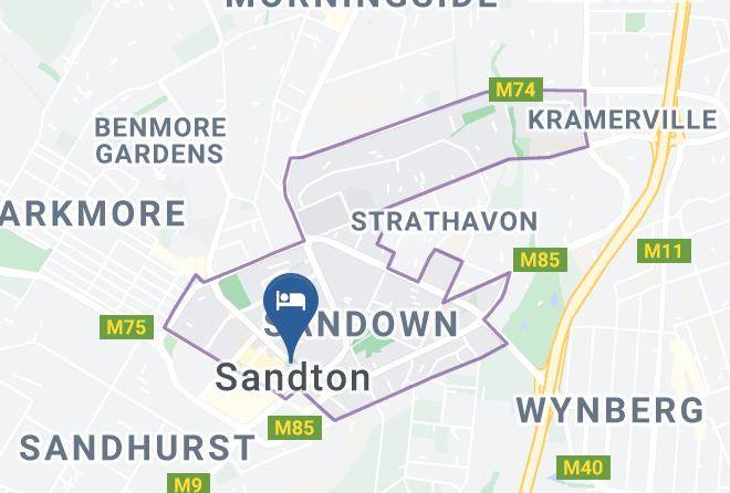 City Of Johannesburg - Signature Lux Hotel By Onomo Sandton Maps