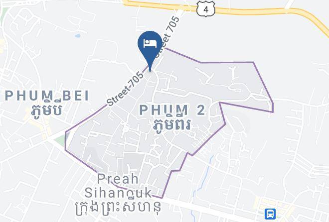 Preah Sihaknuk Town - Sihanouk Ville Boutique Hotel Maps