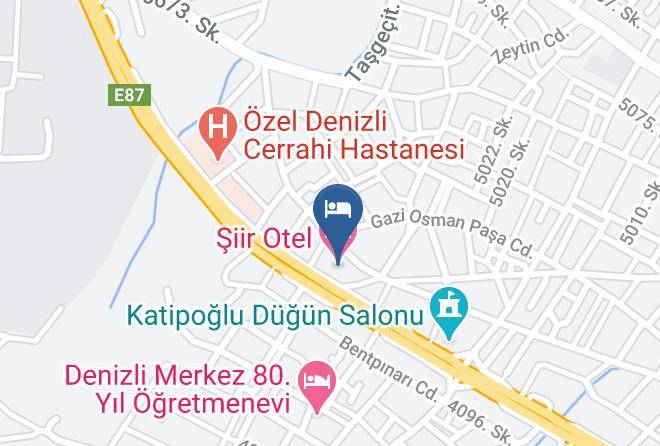 Zeytinkoy - Siir Otel Maps