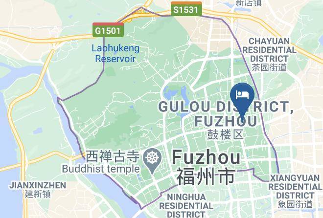 Fuzhou - Siji Ruchun Hotel Maps