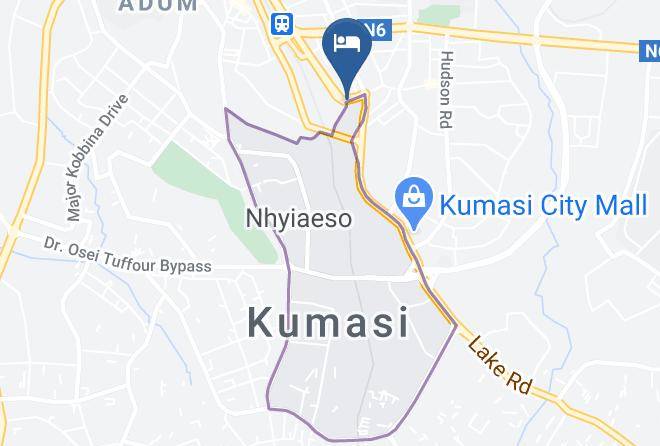 Kumasi - Sika Palace Hotel Maps