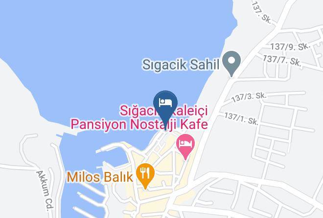 Seferihisar - Silenos Boutique Hotel Maps