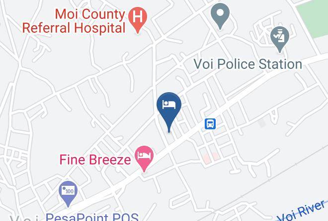 Taita Taveta - Silent Guest Resort Voi Maps
