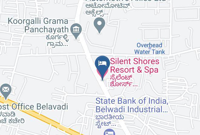 Mysore - Silent Shores Resort & Spa Maps