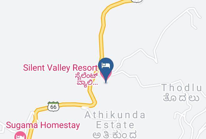 Mudigere - Silent Valley Resort Maps