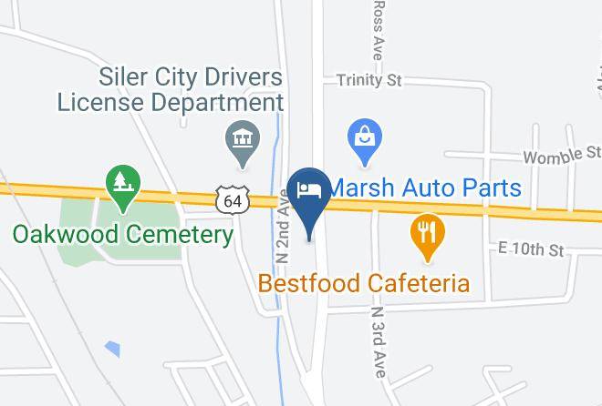 Chatham - Siler City Motor Lodge Maps