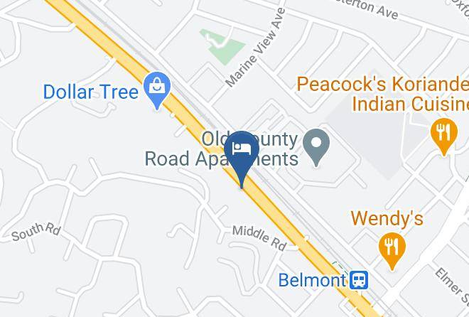 San Mateo - Silicon Valley Inn Maps