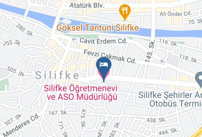 Silifke - Silifke Ogretmenevi Ve Aso Mudurlugu Maps