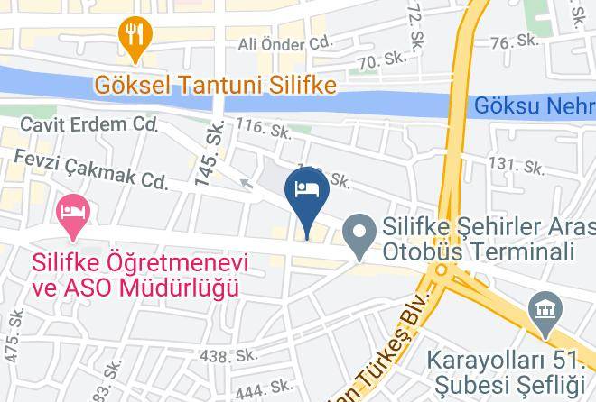 Silifke - Silifke Otel Arisan Maps