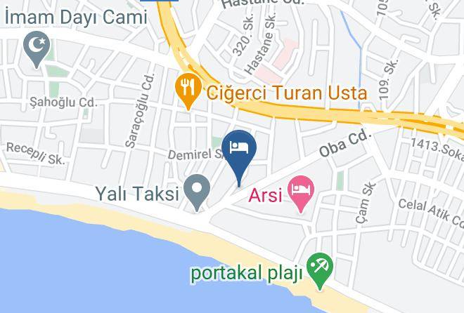 Alanya - Ipek Restaurant Alanya Maps