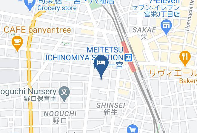 Ichinomiya City - Silk Hotel Maps
