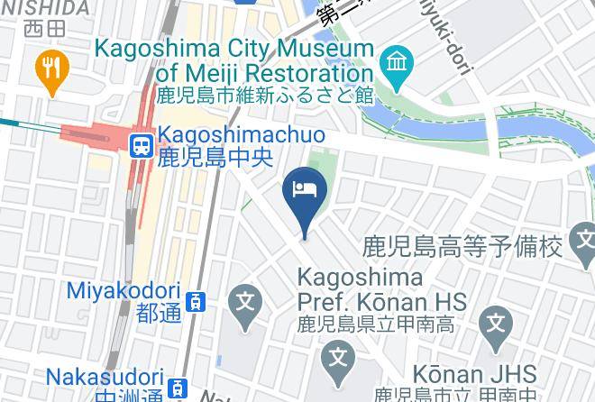 Kagoshima City - Silk Inn Kagoshima Maps