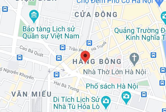 Phung Hang Bong - Silk Path Hotel Hanoi Maps
