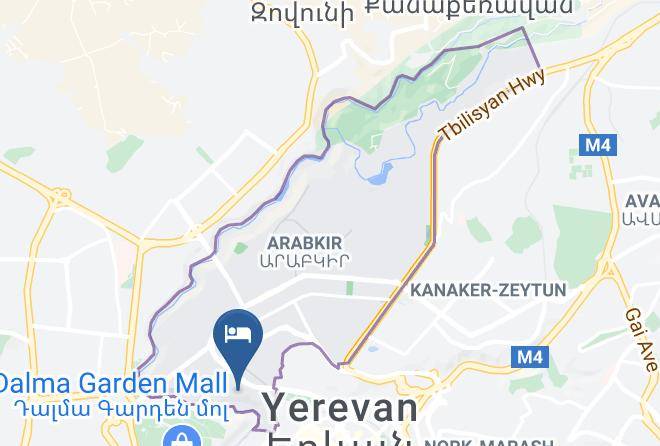 Yerevan - Silk Road Hotel Maps