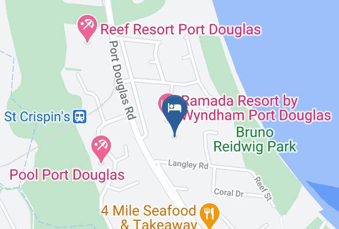 Silkari Lagoons Port Douglas Map