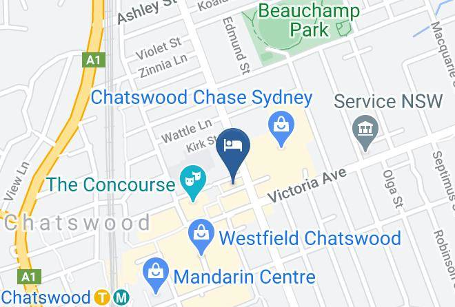 Silkari Suites At Chatswood Map