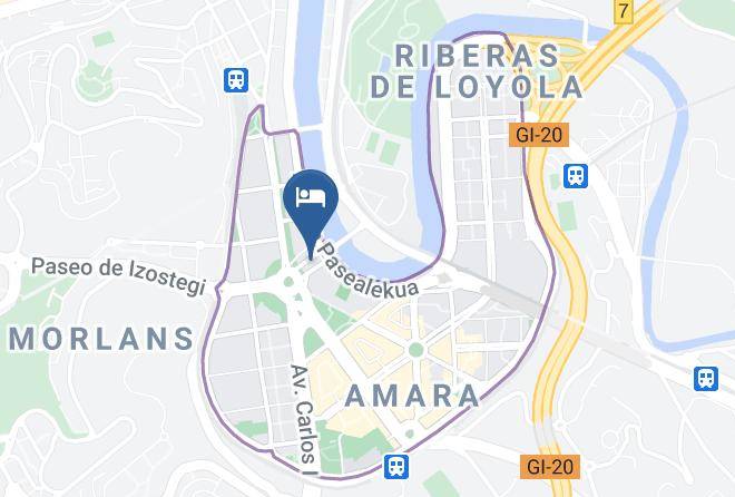 Gipuzkoa - Hotel Silken Amara Plaza Maps