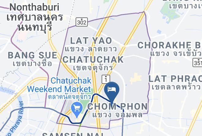 Chatuchak - Sillemon Garden Hotel Maps